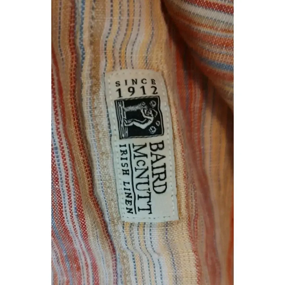 Men's J. Crew Shirt Baird McNutt Irish Linen Classic Button Down Pocket - XL